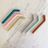 6 Set Reusable Silicone Straw - 5 Inch