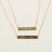 Classic Bar Necklace 1.25"