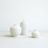 Ceramic Blossom Vase, Matte White