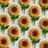 Sunflower v2 Floral Enamel Pin
