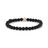 Matte Black Bead Bracelet | 6MM