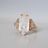 Frozen Moonstone Diamond Ring in 14K and 18K Gold