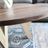 Round Natural Walnut and Tapered White Oak Legs Coffee Table