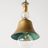 Bellamy - Hanging Brass Pendant with Glass Accents