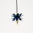 Mini Flutter Flower Pendant (Navy Blue)