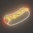 Hot Dog, LED Neon Sign