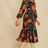 Adrienne Washable Silk Dress - Paysage Floral
