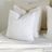 Cool Cotton White Waffle Weave Pillow 20x20