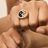 Yin Yang Glass Ring
