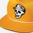 Skull Caddie Hat - Yellow
