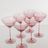 Estelle Colored Martini Glass - Set of 6 {Rose}