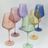 Estelle Colored Wine Stemware - Set of 6 {Pastel Mixed Set}