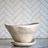 White Stoneware Wabi Sabi Table Planter w/ Matching Tray - Hand Built Organic White Glazed Ceramic Planter - Succulent Pot - Indoor Planter - Minimal Pot