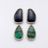 La Crème Emerald Earrings