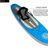 JLF Detachable SUP Kayak Seat | Adjustable | Cushioned Back Support | for Inflatable Stand Up Paddle Board Sit-On-Top Kayak and Canoe