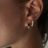 Biwa Pearl Hoop Earrings