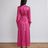 Aurora Pink Heart Print Maxi Dress