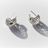 RForm Mesh Earth Earrings in Silver