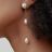 Gold Small Pearl Drop Earrings