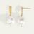 Baroque Earrings Pearl Gold Vermeil