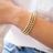 6mm Gold Bead Bracelet