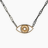 Matte Plating Eye Necklace