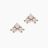 Bea Arrow Stud Earring - 14k Gold & White Diamond