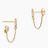 Pointe Harness Earring - 14k Gold & White Diamond