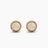 Rosette Stud Earring (Medium) - 14k Gold, Opal & Champagne Diamonds