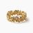 Coral Gold Plated Wedding Band Ring