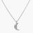 Luna Crescent Moon Necklace | Small | Sterling