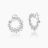 Constellation Cluster Diamond Hoop Earrings