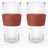 Beer FREEZE Cooling Cups in Wood, Set of 2