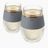 Wine FREEZE Cooling Cups in Grey, Set of 2