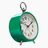 Factory Alarm Green - Alarm Clock - Silent Mechanism - Snooze - LED