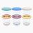 4oz Glass Baby Food Storage Jars | Food Grade Silicone Lids | Set of 6 | Neutral Colors