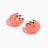 Chubby Hoop Earrings | Neon Salmon
