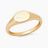 Mini Gold Signet Ring