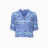 Tracino Blue Wave Cropped Shirt