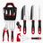 Gardening Tools 9 Pieces Stainless Steel Heavy Duty Tool Set