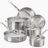 Professional Clad Stainless Steel Ultimate Set, 10-piece