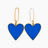 Hearts on Fire Earrings Bright Blue