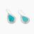 Dash Teardrop Dangle Gemstone 18K Gold Vermeil Sterling Silver Earrings | Jan Leslie