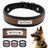 Laika Personalized Name Plate Leather Dog Collars