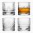 Dandy Whiskey Glasses - Assorted Set of 4