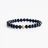 Gemstone Bracelets-Black Agate, 3 Sizes