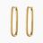 Halo Oval Hoop Earrings