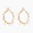 Mini Isla Pearl Hoop Earrings White Gold
