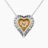 GIA Certified Heart Shape Fancy Intense Yellow Diamond Pendant