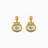 Small Rainbow Moonstone Bell Earrings